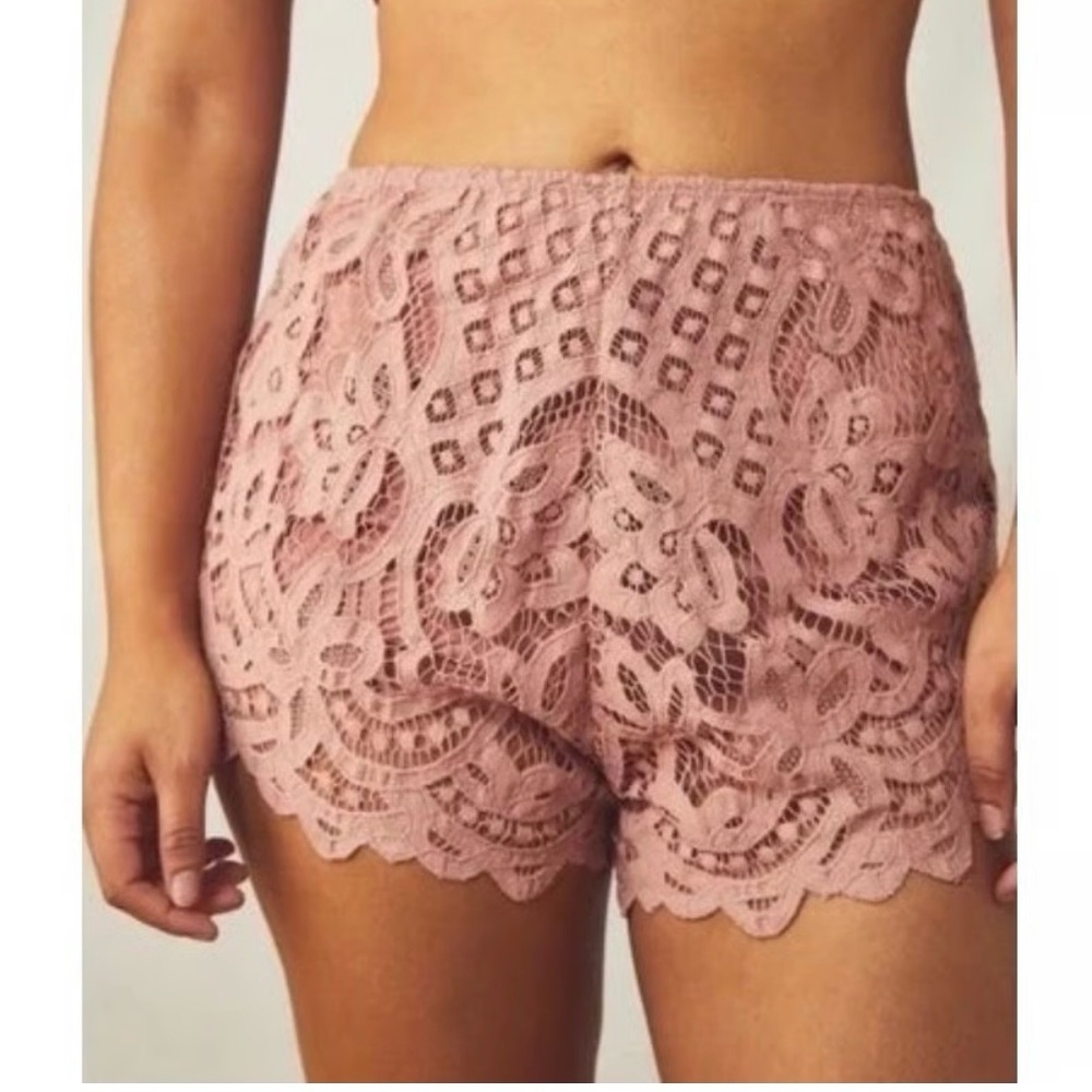 Free People FP One Adella Pink Pallet‎ Lace Short